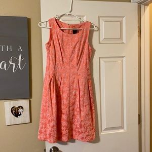 Size 2 Taylor brand coral dress